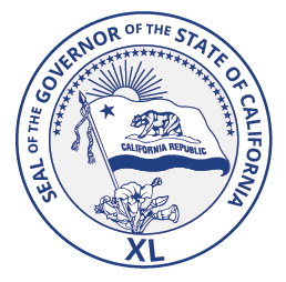 Seal of the Governor of the state of California 40.