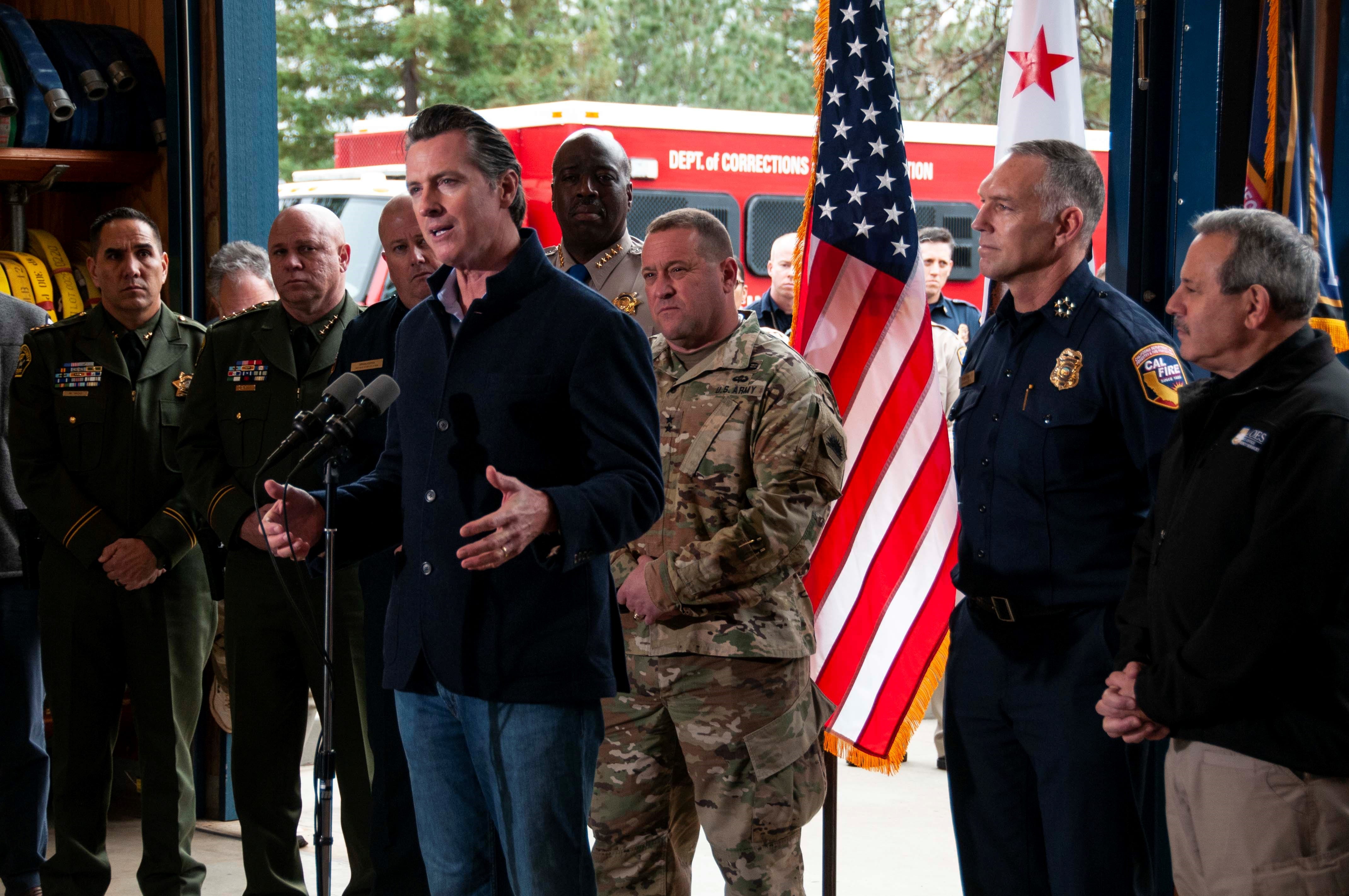 TODAY Governor Newsom to Survey Getty Fire and Meet with State and