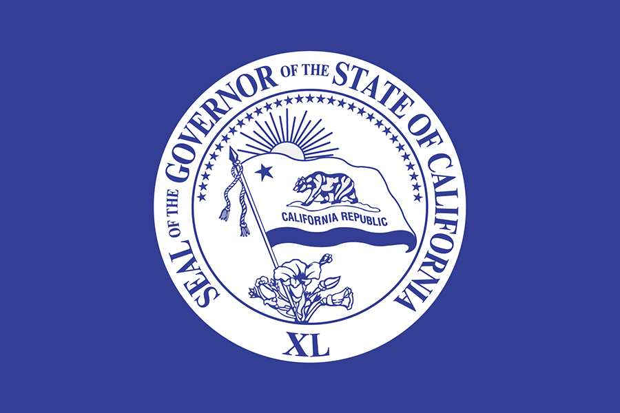 Seal of the Governor of California, Gavin Newsom