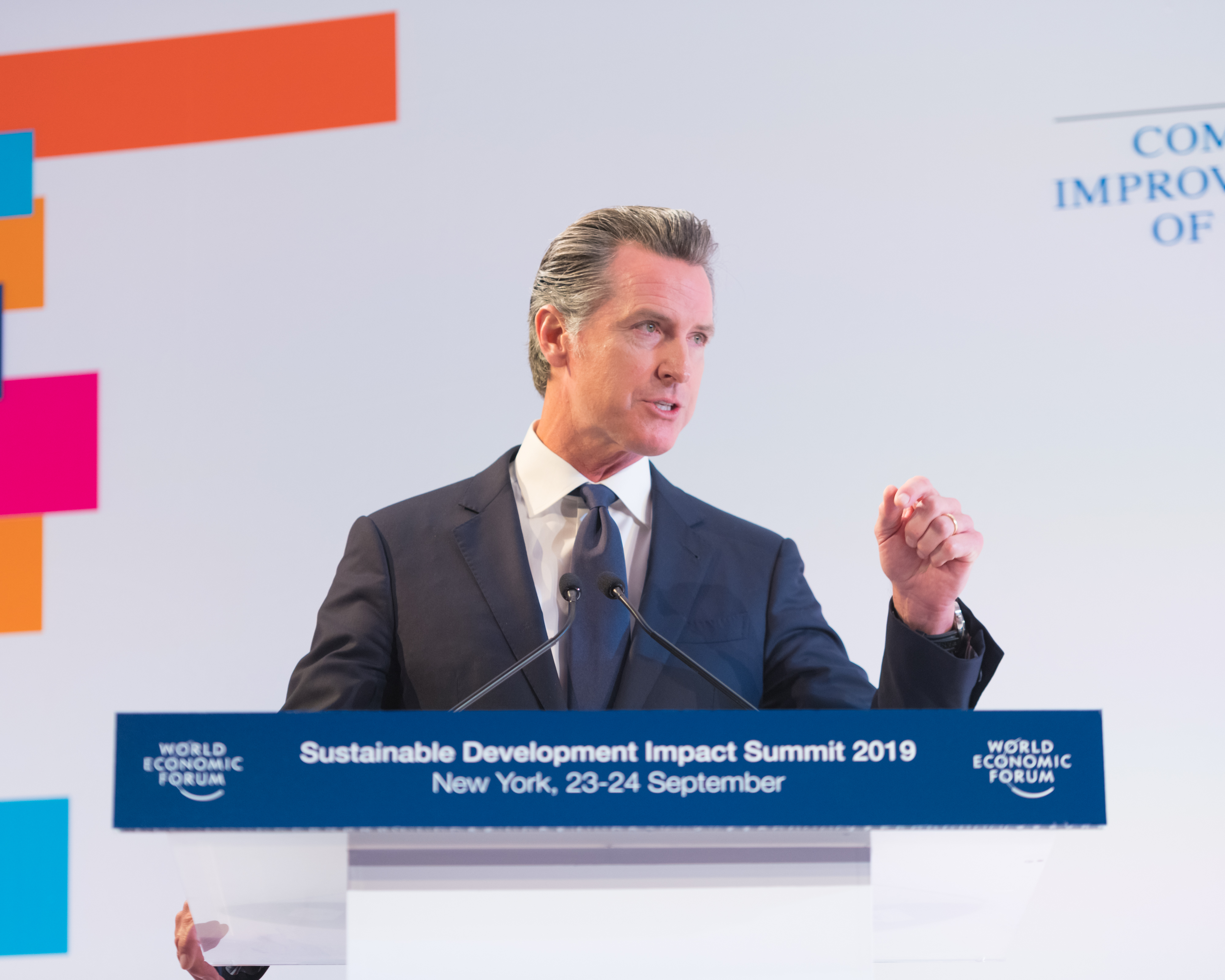 Governor Gavin Newsom Delivers Opening Remarks at Climate Week NYC