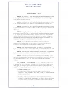 This is page 1 of the executive order. 