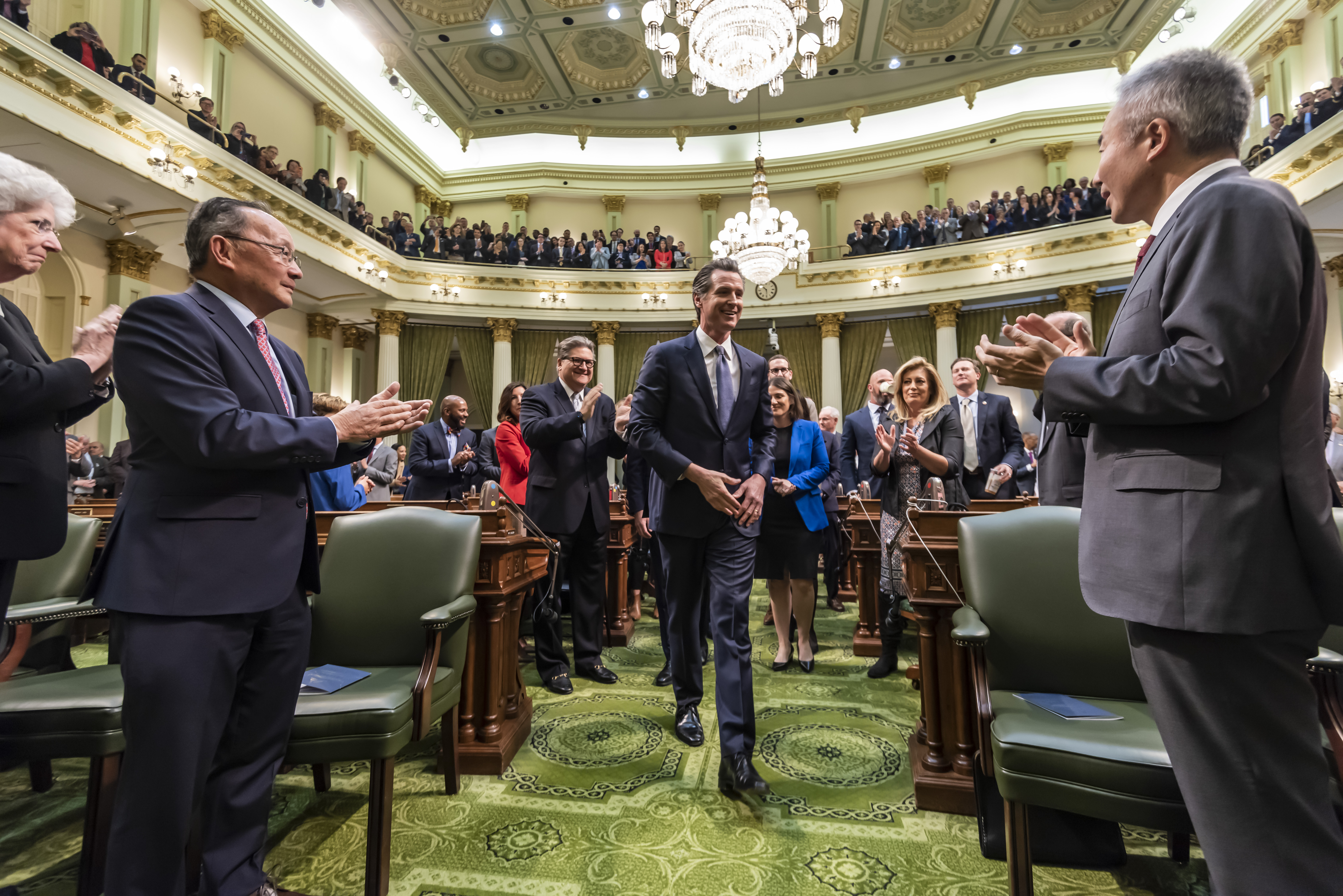 Governor Newsom Delivers State of the State Address on Homelessness