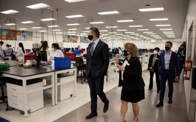 In Valencia, Governor Newsom Cuts Ribbon on California’s New Laboratory, Which Will Increase State’s COVID-19 Testing Capacity and Reduce Turnaround Times