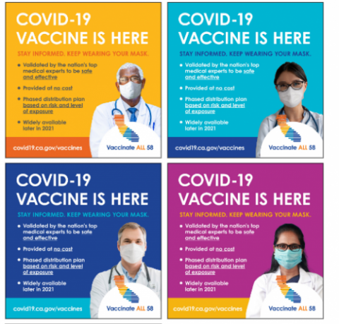 vaccinate vaccines governor newsom arrive pfizer