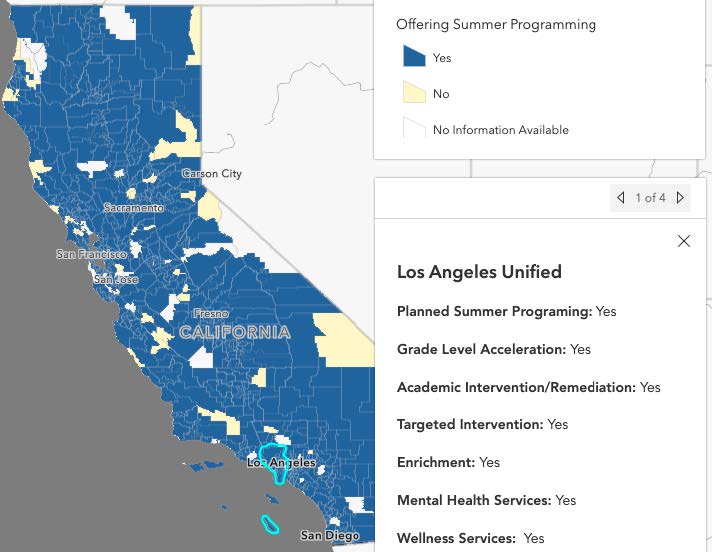 Summer Programming Map