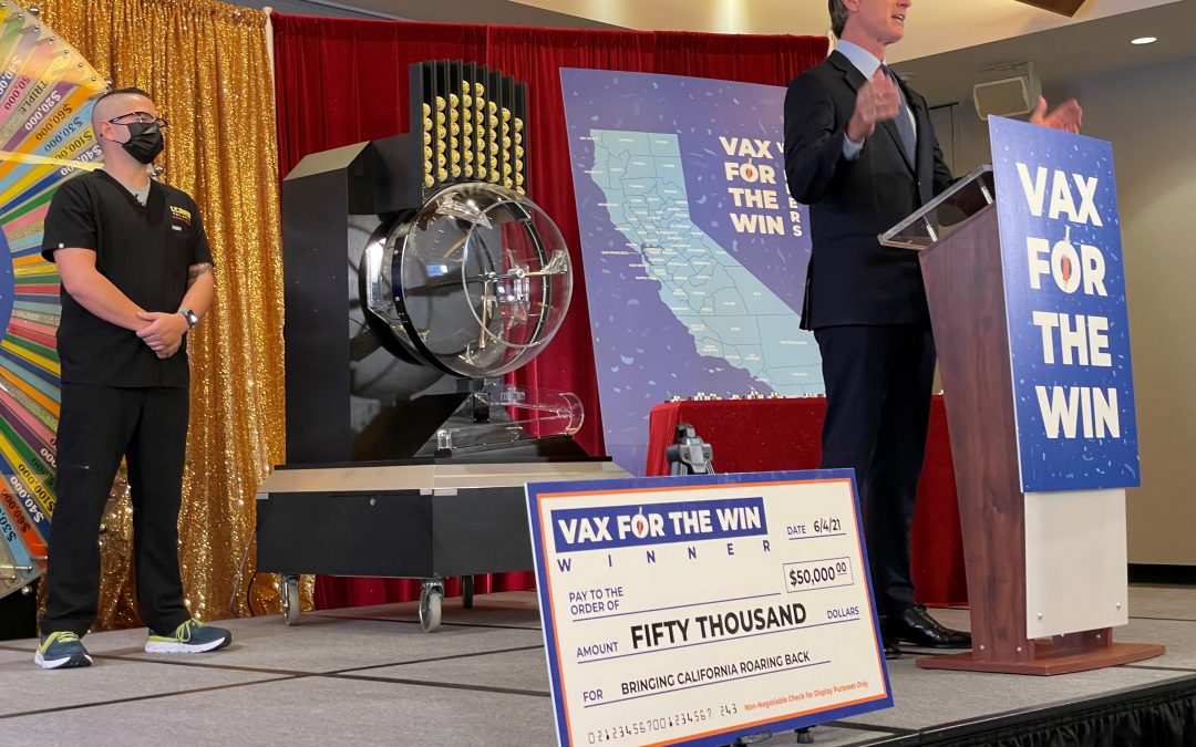 Governor Newsom Draws First 15 Winners in California’s Vax for the Win Giveaway