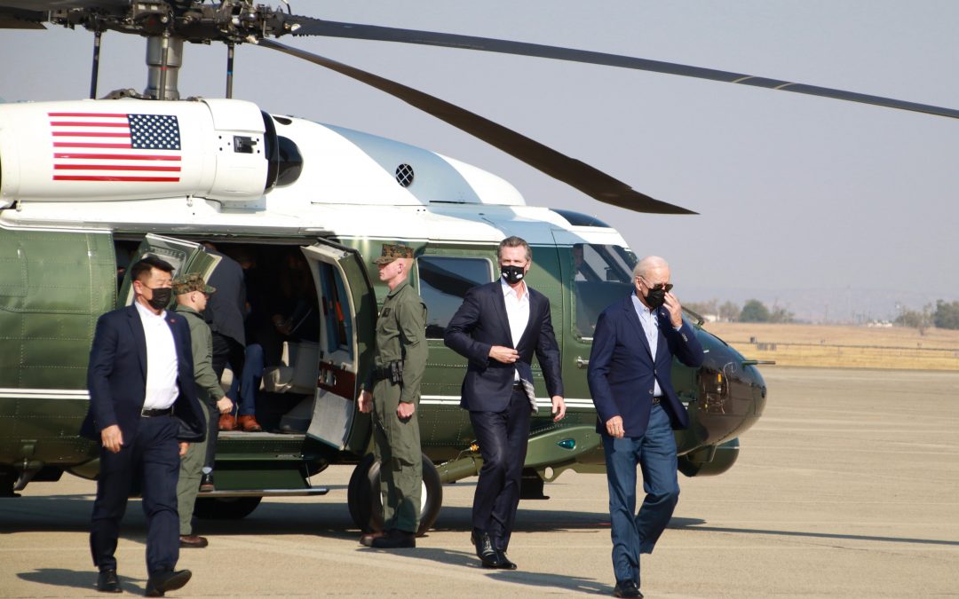 Governor Newsom Welcomes President Biden to California for Wildfire Briefing and Caldor Fire Damage Survey