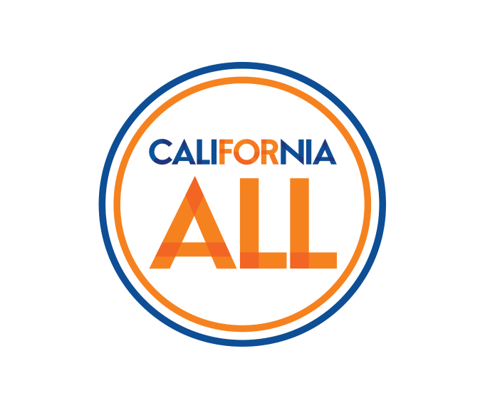 California All logo (the for in California is highlighted)