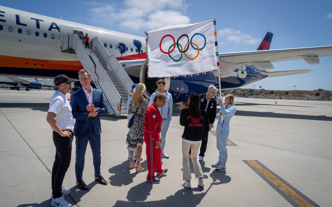 Governor Newsom welcomes home California Olympians, ushers in LA28