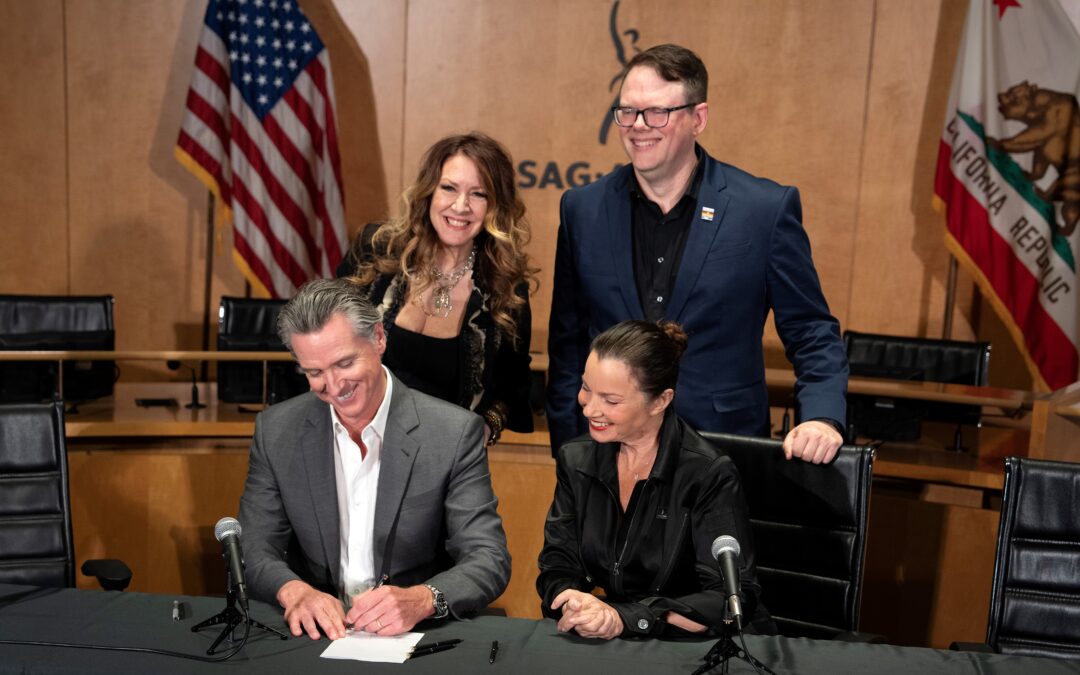 Governor Newsom signs bills to protect digital likeness of performers