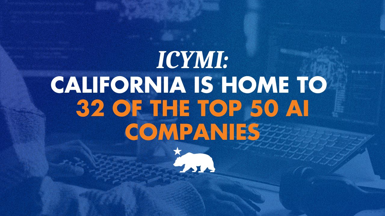 California’s Role as a Leader in Artificial Intelligence
