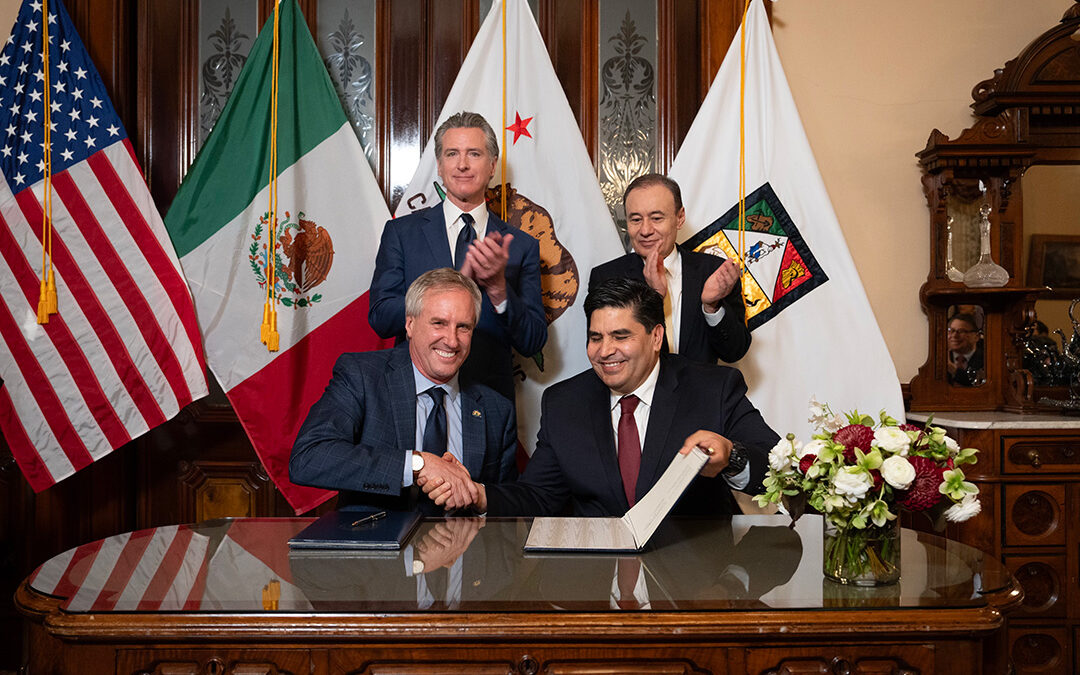 California and Sonora sign new partnership advancing cross-border action for cleaner air and clean energy