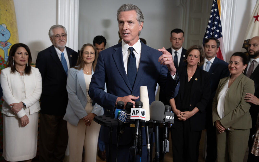Governor Newsom and California leaders host Texas officials amid their fight to protect democracy