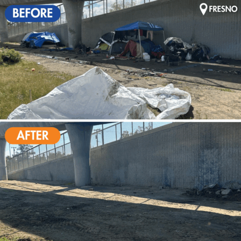 Governor’s SAFE Task Force and local partners clear homeless