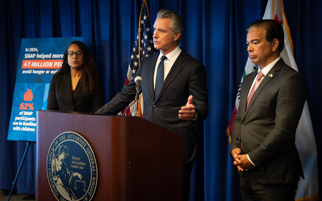Governor Newsom sues Trump Administration for illegally withholding SNAP food benefits
