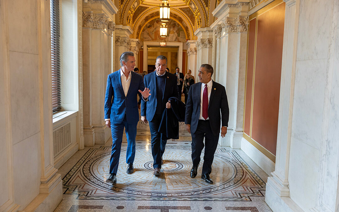 Governor Newsom meets with congressional leaders to press for long-delayed LA wildfire aid