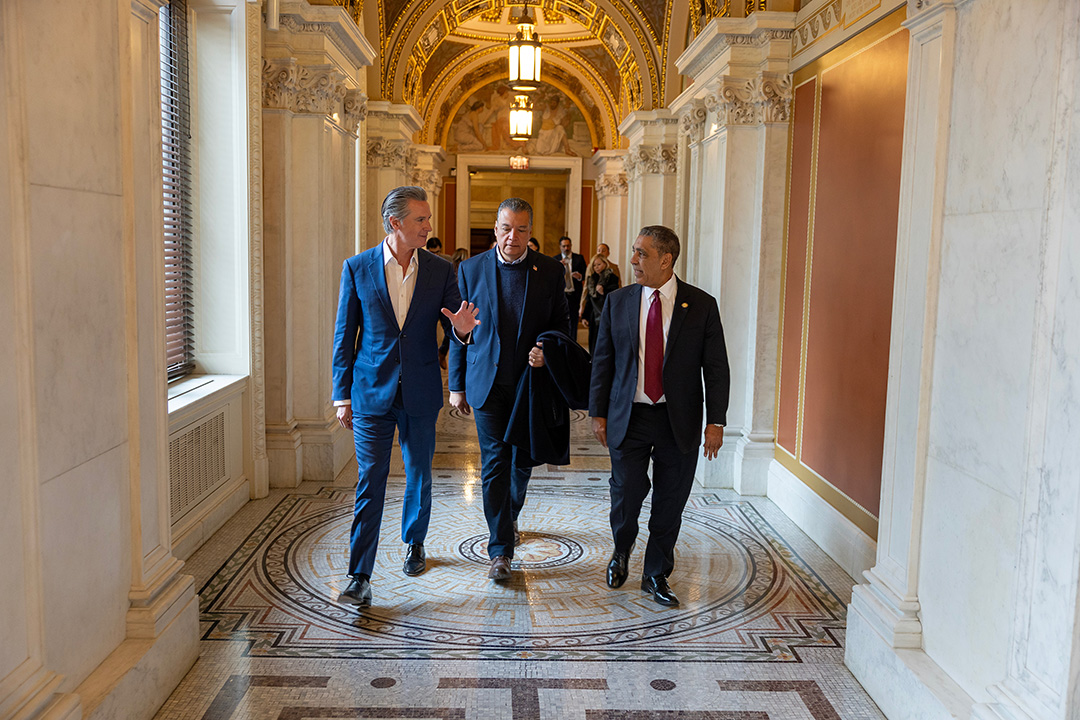 Governor Newsom meets with congressional leaders to press for long-delayed LA wildfire aid