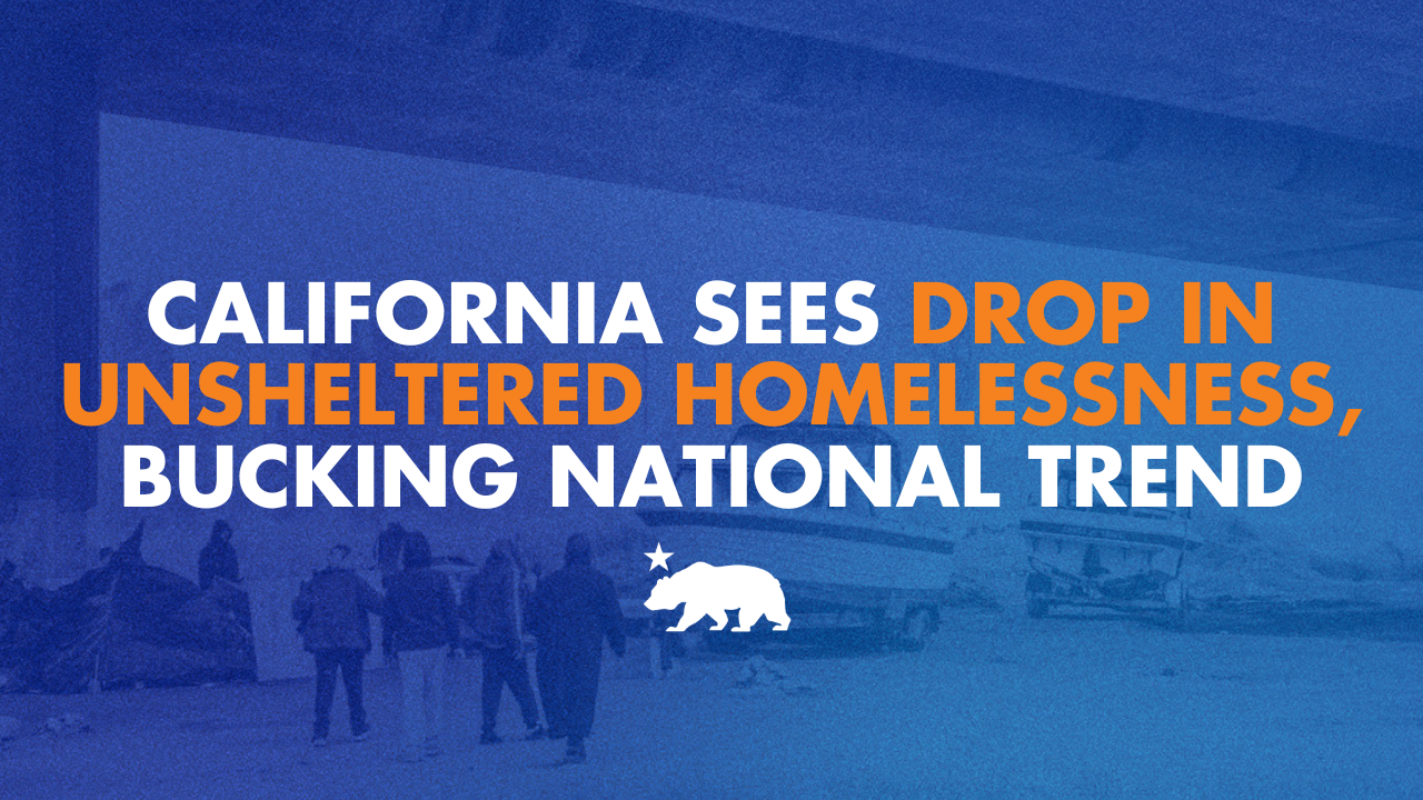 California sees drop in unsheltered homelessness, bucking national trend and federal headwinds