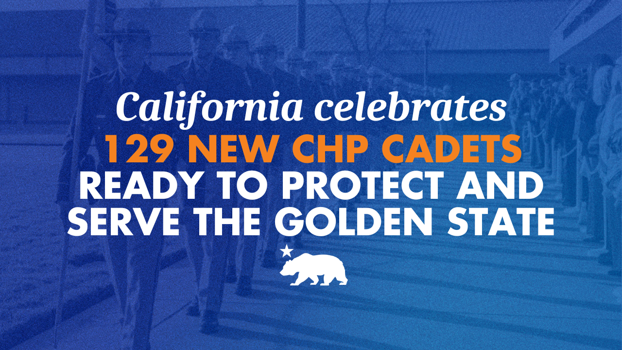 California celebrates 129 new CHP officers ready to protect and serve the Golden State