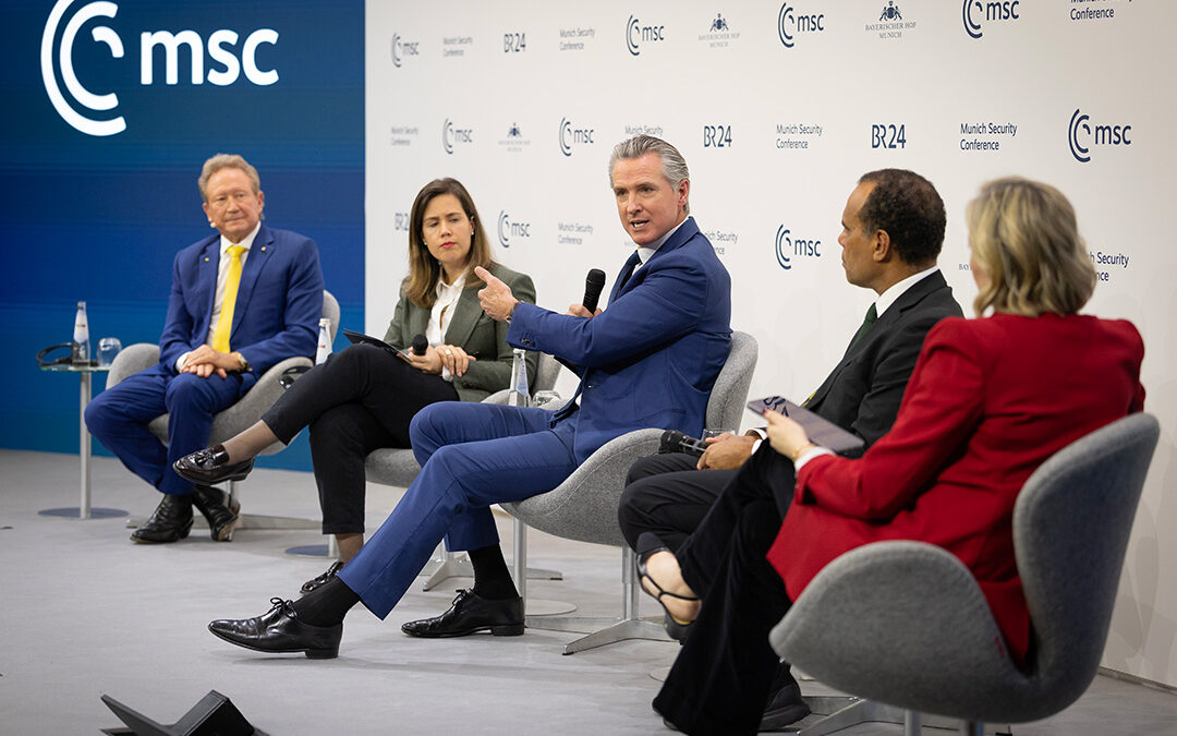 At Munich Security Conference, Governor Newsom advances climate action and partnerships as Trump abandons America’s allies