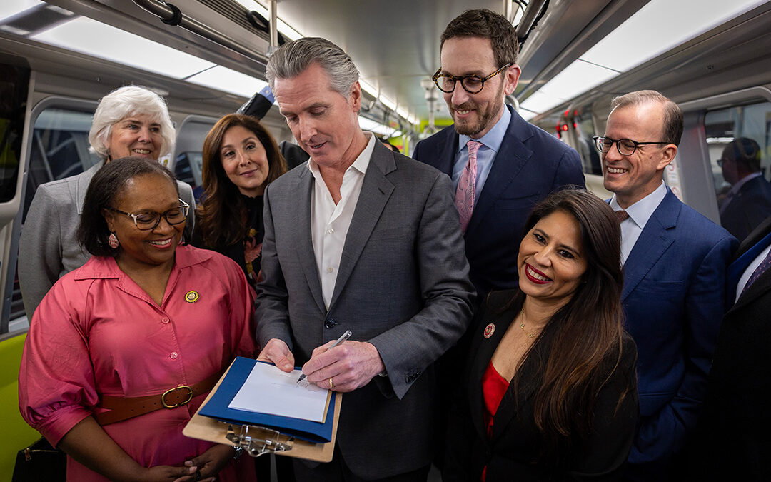 Governor Newsom signs legislation authorizing $590 million emergency loan to Bay Area Transit