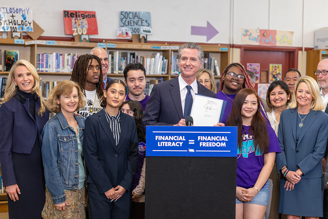 Governor Newsom expands financial literacy in schools and wealth-building access for women