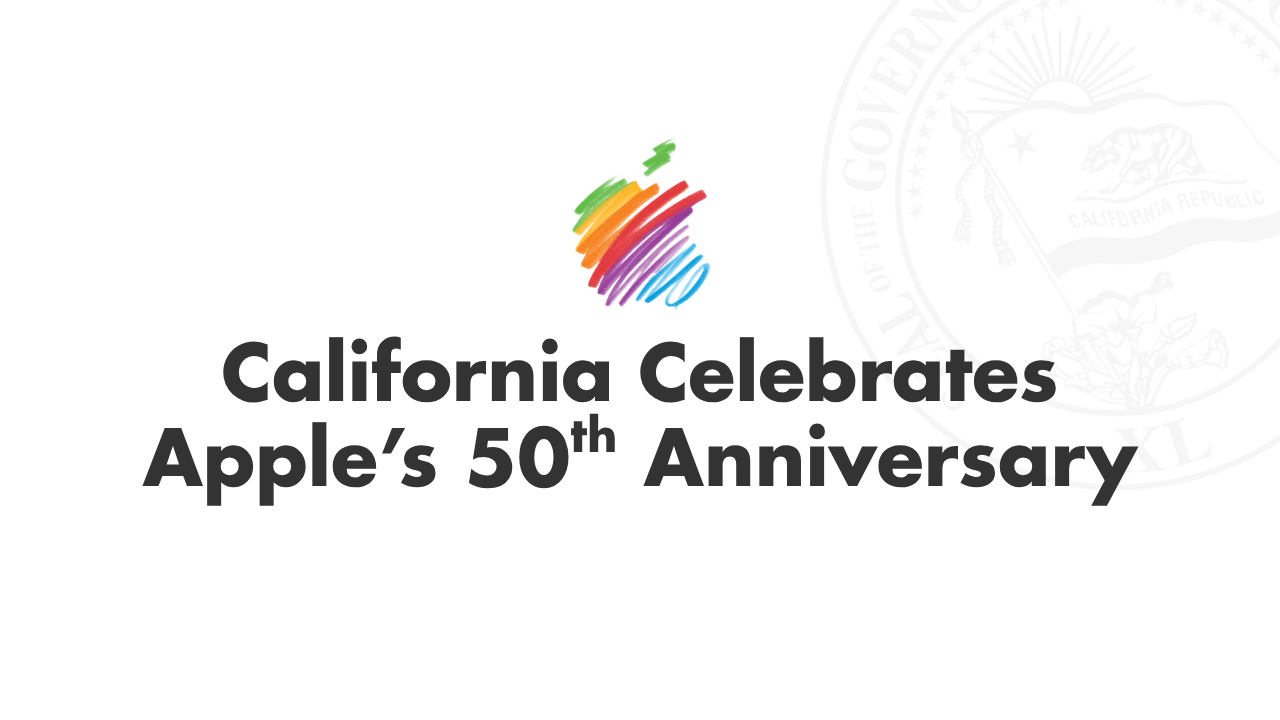 California celebrates Apple’s 50th Anniversary