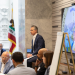 Governor Newsom at the first meeting of the California's Tech Fraud Task Force