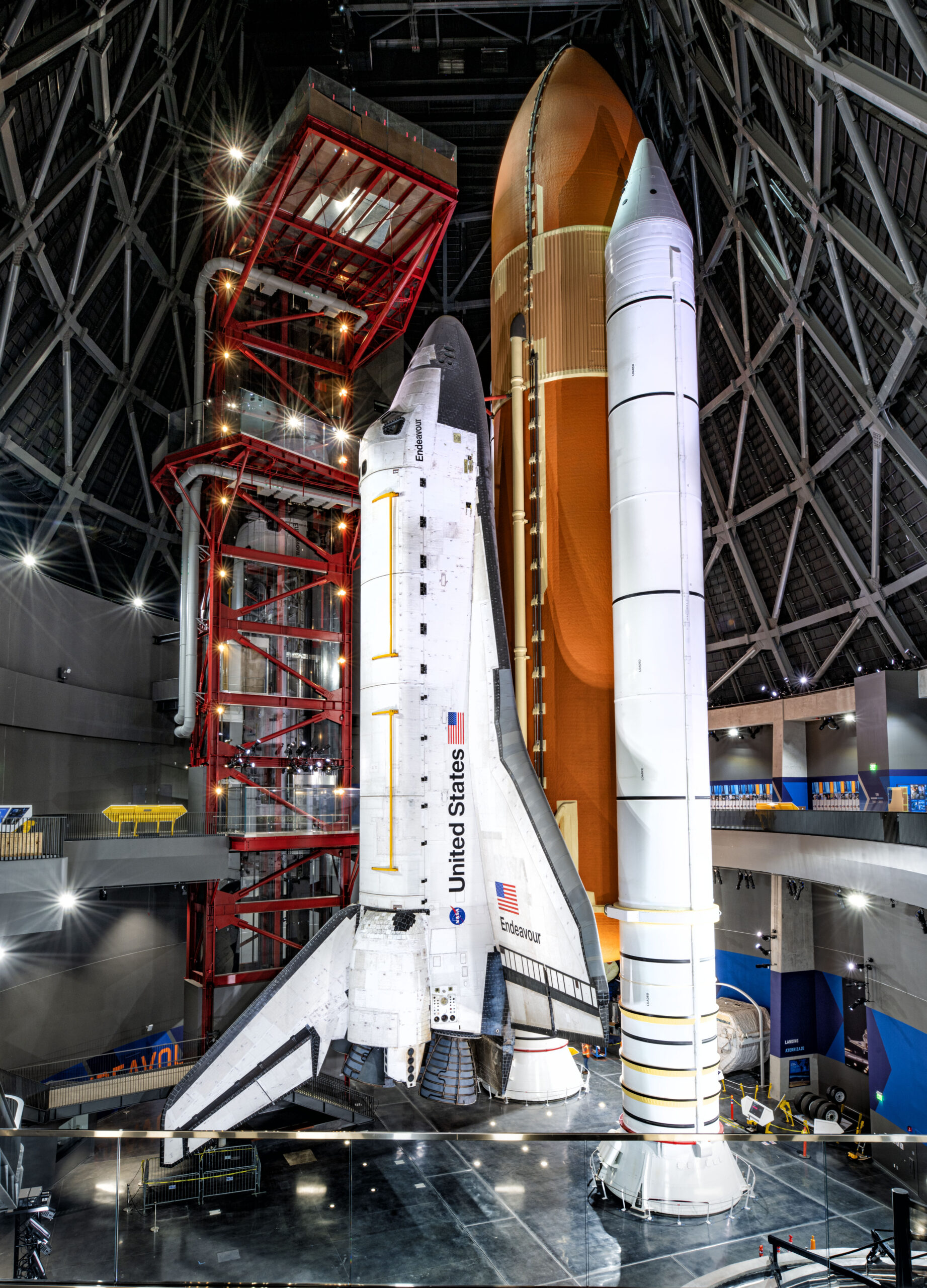 Space Shuttle Endeavour at the Samuel Oschin Air and Space Center. Photo Credit: California Science Center