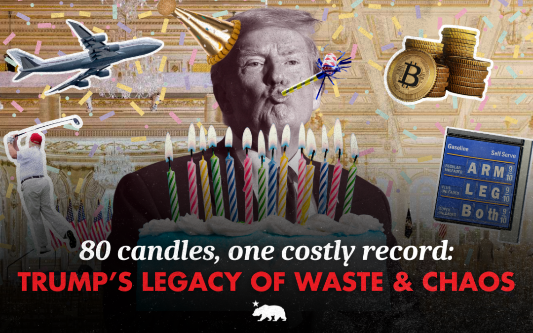 80 candles, one costly record: Trump’s legacy of waste and chaos