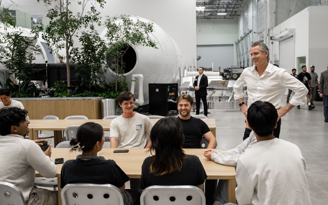 Governor Newsom visits Space Beach and highlights California’s aerospace dominance