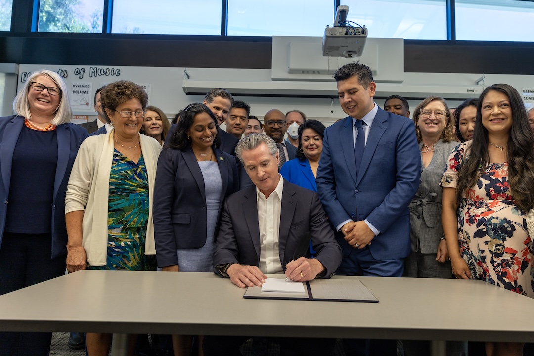 Governor Newsom signs legislation enacting long-recommended changes to improve TK-12 school governance in California