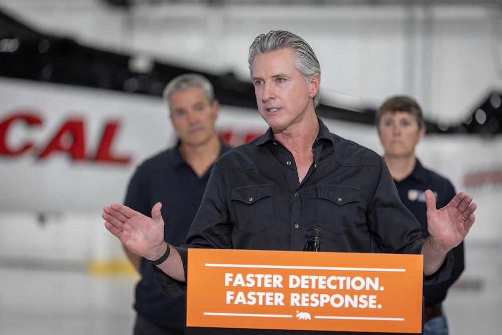 Governor Newsom highlights robust investments in fire prevention and cutting-edge firefighting technology to combat wildfire and save lives