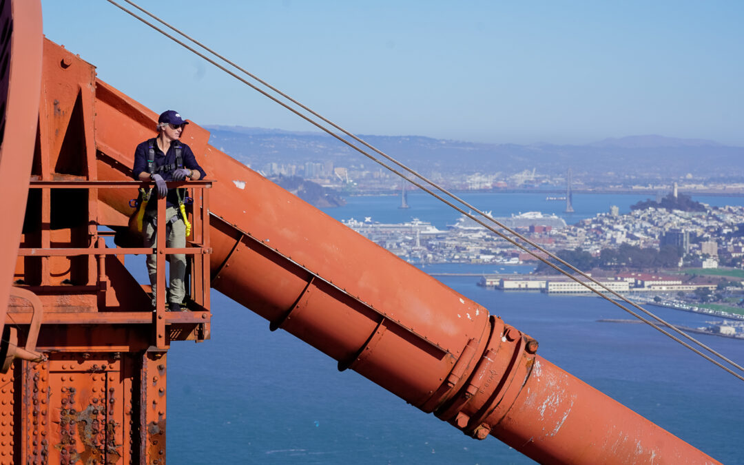 At the top of the Golden Gate Bridge, Governor Newsom signs his final bill — investing in California’s next generation of innovation